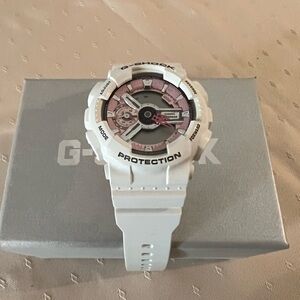 Casio G-Shock White and Pink Women's Watch